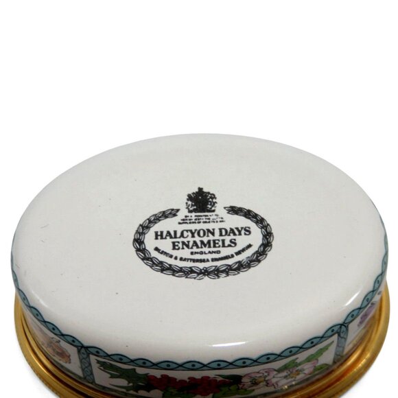 1983 A Year To Remember HALCYON DAYS Enamel Trinket Box and Presentation Case - Picture 11 of 11